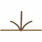 Ekena Millwork Redmond Timber Gable Bracket, Western Red Cedar, 108"W x 68"H x 1 1/2"D x 3 1/2"F, 15/12 Pitch GBW108X68X0204RED00SWR - alternate 3